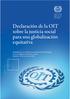 Declaración de la OIT sobre la justicia social para una globalización equitativa