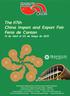 The 117th China Import and Export Fair Feria de Canton 15 de Abril al 05 de Mayo de 2015