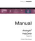 Manual. Artologik HelpDesk. Versión 3.4. Artisan Global Software