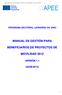 Manual de Gestión para beneficiarios de Proyectos de Movilidad, Convocatoria 2012