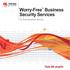 Worry-FreeTM. Business Security Services. Guía del usuario. For Small Business Security