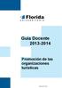 Guía Docente 2013-2014. Promoción de las organizaciones turísticas