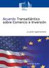 Acuerdo Transatlántico sobre Comercio e Inversión. La parte reglamentaria