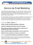 Servicio de Email Marketing