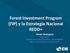 Forest Investment Program (FIP) y la Estrategia Nacional REDD+