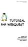 TUTORIAL PHP WEBQUEST