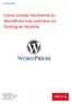 Cómo instalar fácilmente tu WordPress tras contratar un hosting en Hostalia