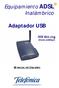 Equipamiento ADSL Inalámbrico. Adaptador USB MANUAL DE USUARIO