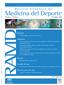 Revista Andaluza de Medicina del Deporte. Volumen. 1 Número. 3 Diciembre 2008 RAMD. 2008 cumplido... nuevos retos para 2009