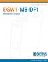 Conversor Modbus TCP a DF1 EGW1-MB-DF1. Manual del Usuario. Internet Enabling Solutions. www.exemys.com