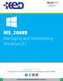 MS_20688 Managing and Maintaining Windows 8.1