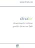 www.dinatur.es dinatur dinamización turística: gestión de ventas flash