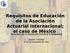 Requisitos de Educación de la Asociación Actuarial Internacional; el caso de México