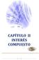 CAPÍTULO II INTERÉS COMPUESTO