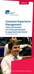 Customer Experience Management: Cómo incrementar las ventas gestionando la experiencia del cliente 19 y 20 de mayo de 2015