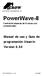 ELECTRONIC ENGINEERING LTD. PowerWave-8. Central de alarmas de 8 zonas con comunicador. Manual de uso y Guía de programación Usuario Version 8.