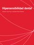 Actualidad odontológica Hipersensibilidad dental. Carmen Llena Puy y Leopoldo Forner Navarro