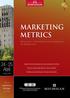 Marketing Metrics. 24-25 Abril. Viva la Experiencia Michigan en Chile. Medición y Desempeño de Estrategias de Marketing. Santiago, Chile.