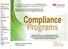 Compliance Programs. 27 Expertos. Conozca el actual Proyecto de Reforma del Código Penal y la nueva regulación sobre los