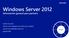 Windows Server 2012. Información general para partners
