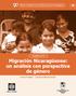 Migración Nicaragüense: un análisis con perspectiva de género