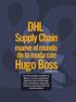 DHL. Hugo Boss. Supply Chain. mueve el mundo de la moda con
