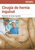 Cirugía de hernia inguinal. Reparación de hernias inguinales