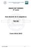 ESCUELA UNIVERSITARIA DE TURISMO ALTAMIRA GRADO EN TURISMO. 4º curso. Guía docente de la asignatura: TIC III. Curso 2014/2015