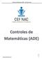 Controles de Matemáticas (ADE) ceformativos.com