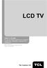 LCD TV. User s Guide. For use with models: L26HDF12TA / L26HDM12 / L32HDF12TA / L32HDM12 / L40FHDF12TA / L40FHDM12