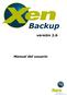 Xen Backup v2.6. Manual del usuario. Neo Proyectos Informáticos http://www.xenbackup.es