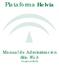 Plataforma Helvia. Manual de Administración Sitio Web. Versión 6.08.05