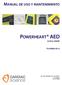 MANUAL DE USO Y MANTENIMIENTO POWERHEART AED G3 PRO 9300P 70-00968-05 A