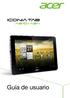 2012. Todos los derechos reservados. Acer Guía de usuario de ICONIA TAB Modelo: A210 / A211 Primera versión: 08/2012