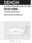 DVD-5900 OPERATING INSTRUCTIONS
