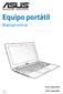 Equipo portátil. Manual online. 15.6 : Serie X551 14.0 : Serie X451