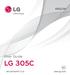 ENGLISH. User Guide LG 305C. www.lg.com MFL68062901 (1.0)