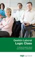 Gestión Laboral. Logic Class. El software de gestión laboral para empresas y profesionales