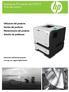 Impresoras HP LaserJet serie P3010 Guía del usuario