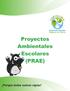 Proyectos Ambientales Escolares (PRAE)