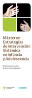 Máster en Estrategias de Intervención Sistémica en Infancia y Adolescencia. Diseño y construcción de entornos terapéuticos