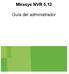 Mirasys NVR 5.12. Guía del administrador