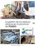 La gestión de los residuos urbanos en la provincia de TOLEDO