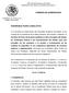 COMISION DE GOBERNACION HONORABLE PLENO LEGISLATIVO: D I C T A M E N. I. Competencia