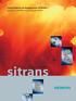 Convertidores de temperatura SITRANS T La gama completa para cualquier sector. sitrans