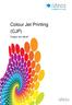 Colour Jet Printing (CJP) Toque sus ideas