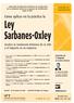 Ley Sarbanes-Oxley Analice la inminente Reforma de la SOX y el impacto en su empresa