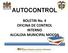 AUTOCONTROL. BOLETIN No. 4 OFICINA DE CONTROL INTERNO ALCALDIA MUNICIPAL MOCOA CONTROL INTERNO RESPONSABILIDAD DE TODOS