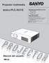 Proyector multimedia. Manual del usuario MODELO PLC-XU115