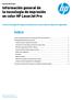 Información general de la tecnología de impresión en color HP LaserJet Pro